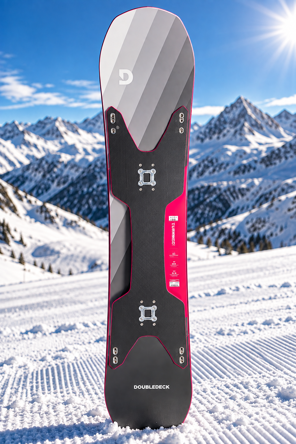 DOUBLEDECK Turning Bronze snowboard at GERBER SPORTS Kühtai